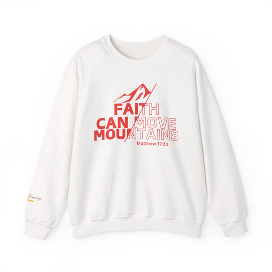 Faith Can Move Mountains Crewneck