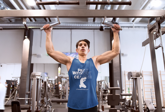 Pray Without Ceasing Men’s Tank Top – 1 Thessalonians 5:17