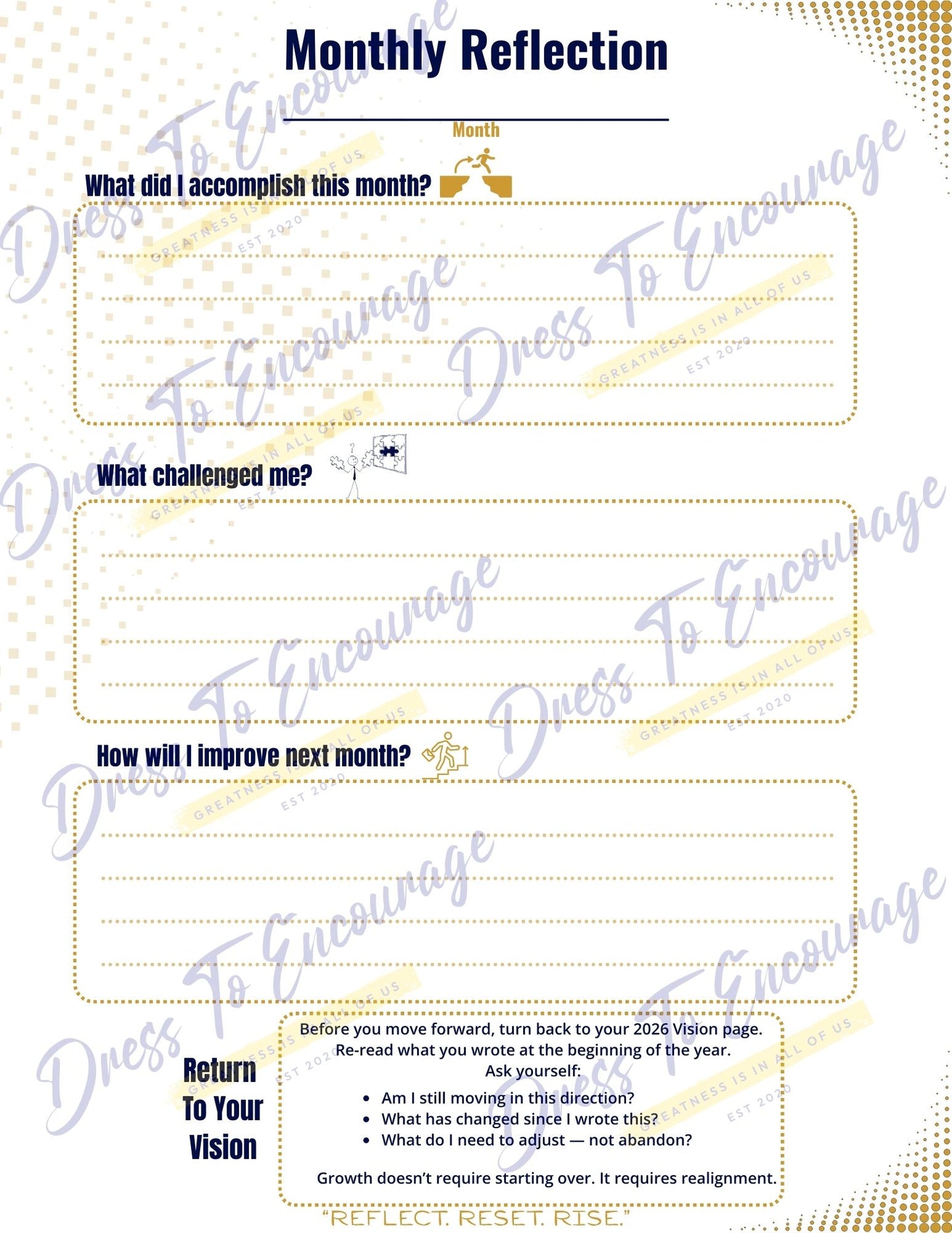 2026 Goal-Setting Program (Full Worksheet)