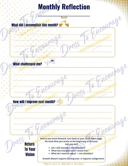 2026 Goal-Setting Program (Full Worksheet)