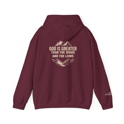 God Is Greater Hoodie | Christian Faith Hoodie