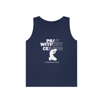 Pray Without Ceasing Men’s Tank Top – 1 Thessalonians 5:17