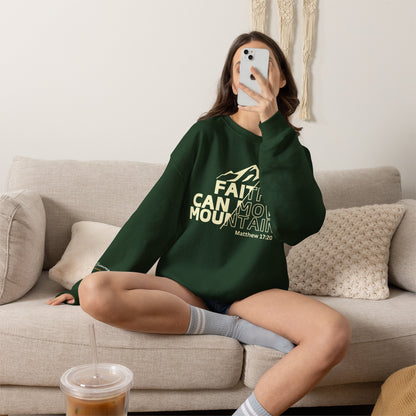 Faith Can Move Mountains Crewneck
