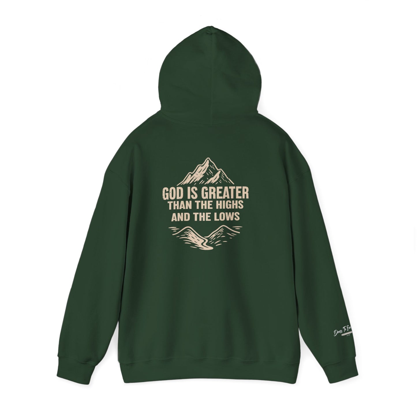 God Is Greater Hoodie | Christian Faith Hoodie