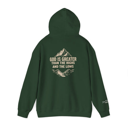 God Is Greater Hoodie | Christian Faith Hoodie