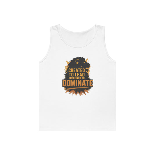 Created to Lead, Designed to Dominate Lion Tank Top