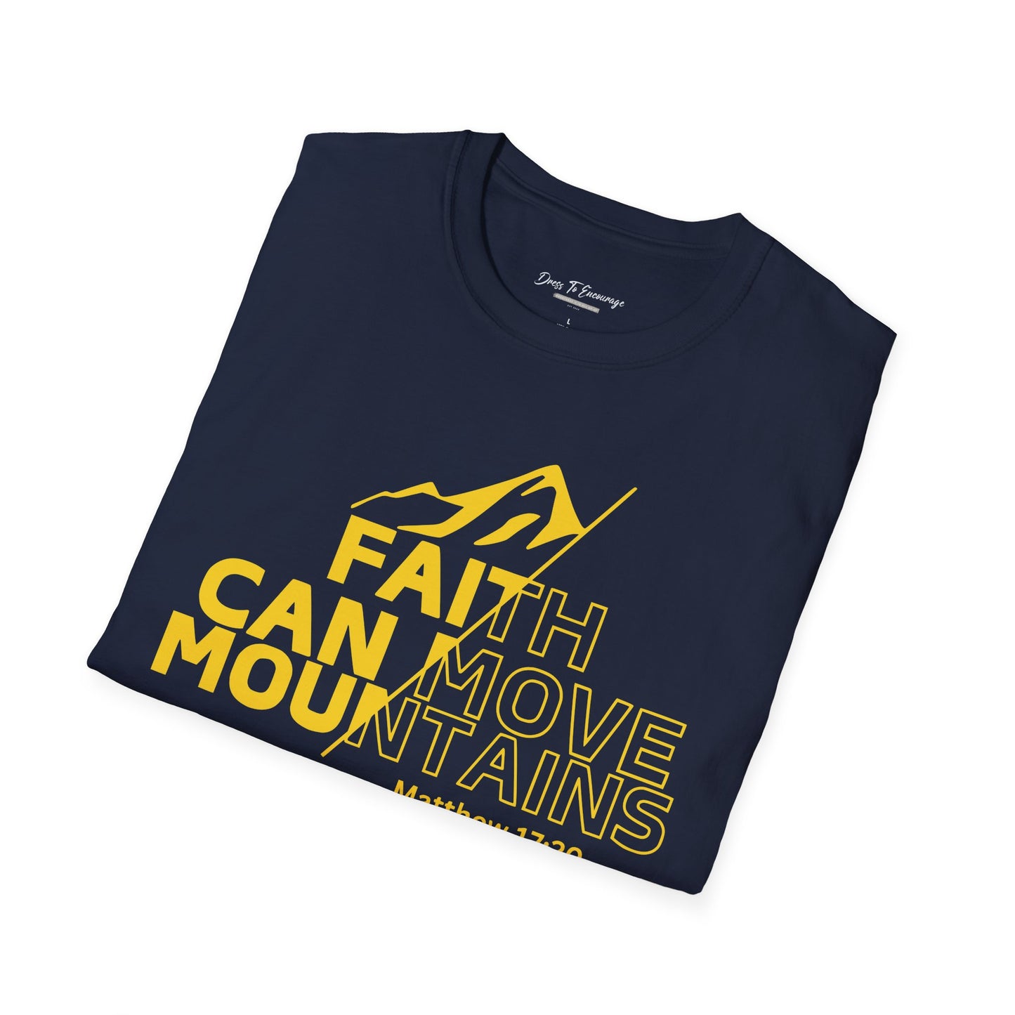 Faith Can Move Mountains Christian T-Shirt