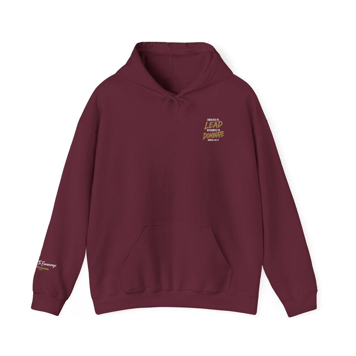 Created to Lead, Designed to Dominate Christian Hoodie | Genesis 1:26–27