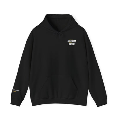 Greatness Begins Within Motivational Hoodie | Inspirational Unisex Pullover