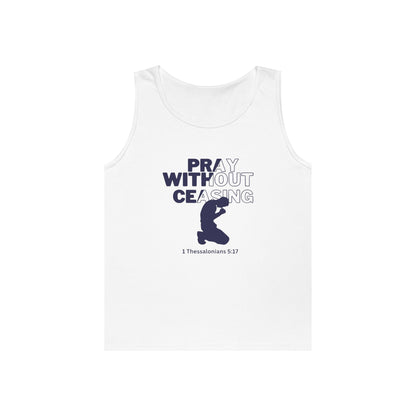 Pray Without Ceasing Men’s Tank Top – 1 Thessalonians 5:17