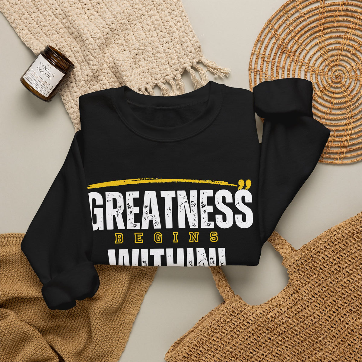 Greatness Begins Within Crewneck Sweatshirt
