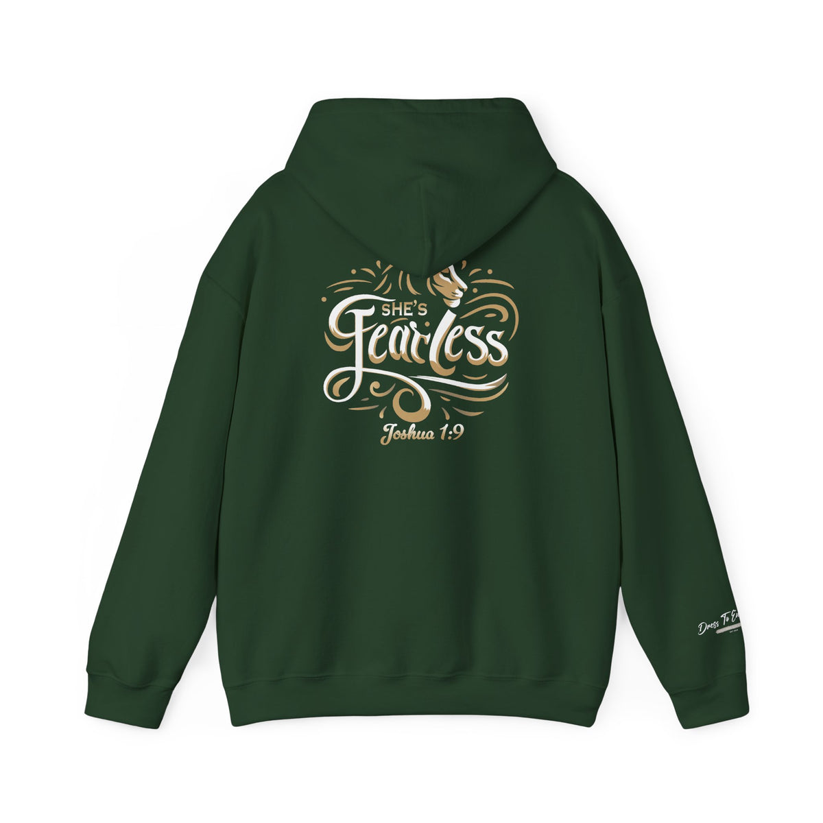 She’s Fearless Christian Hoodie | Joshua 1:9