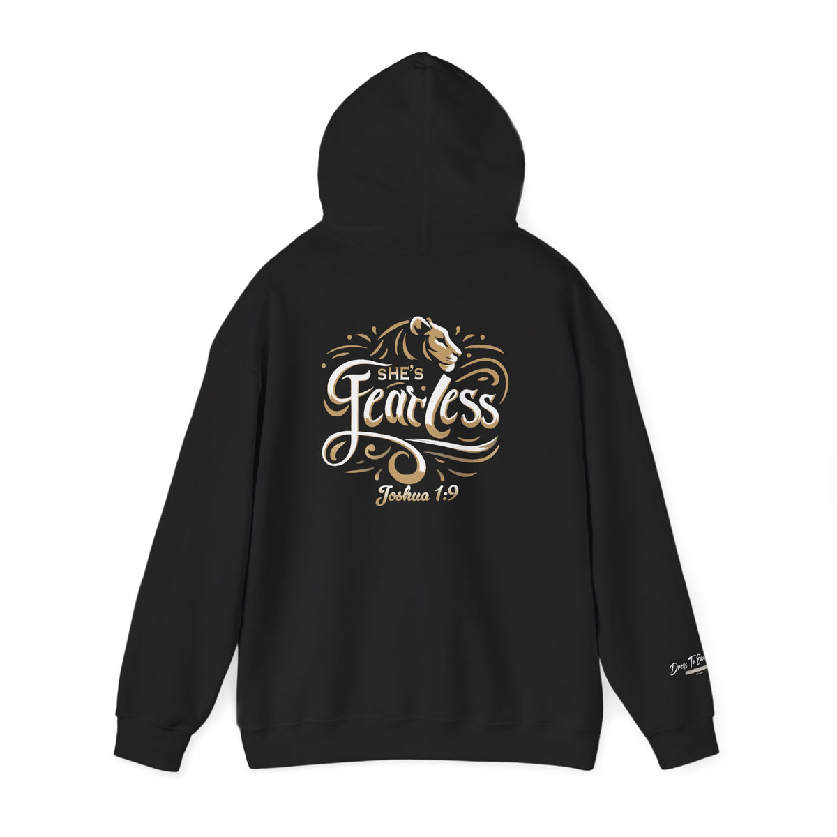 She’s Fearless Christian Hoodie | Joshua 1:9