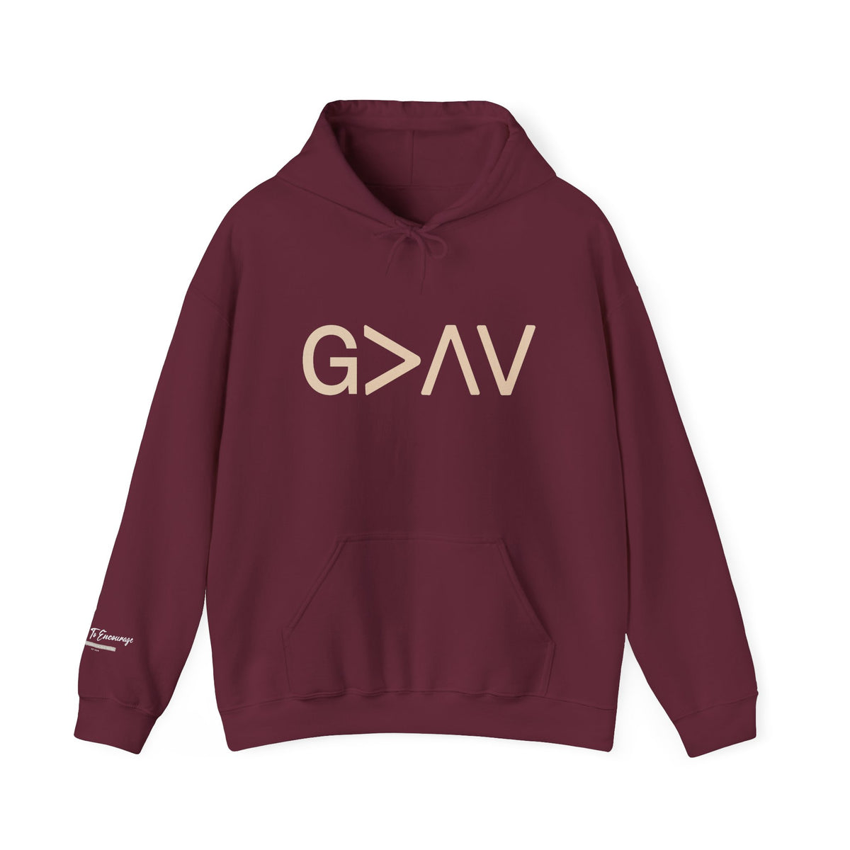 God Is Greater Hoodie | Christian Faith Hoodie