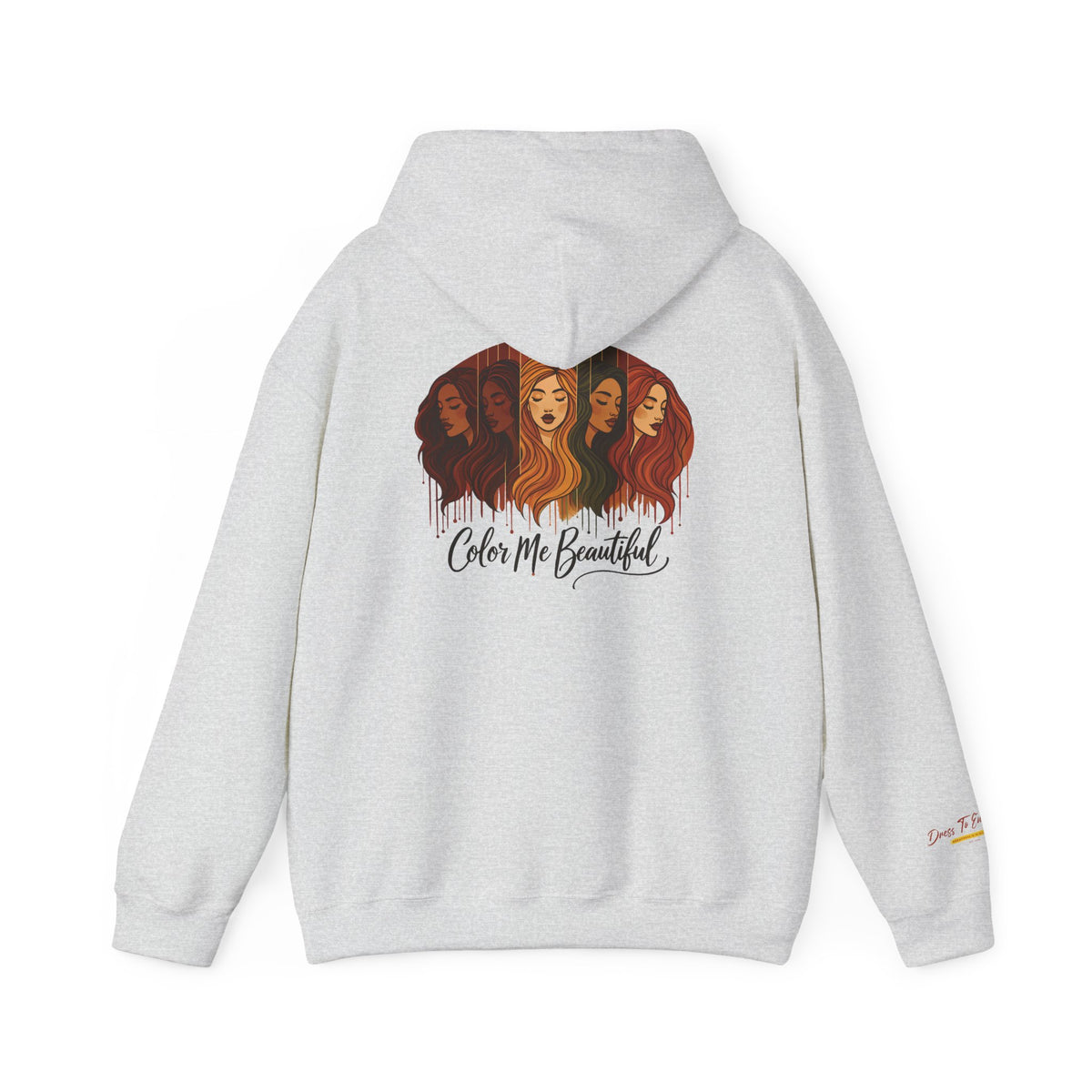 Color Me Beautiful Hoodie | Women’s Empowerment Graphic Hoodie
