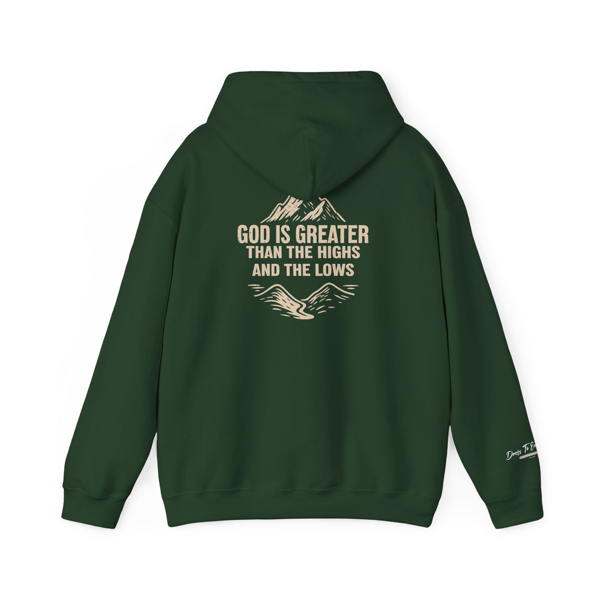 God Is Greater Hoodie | Christian Faith Hoodie