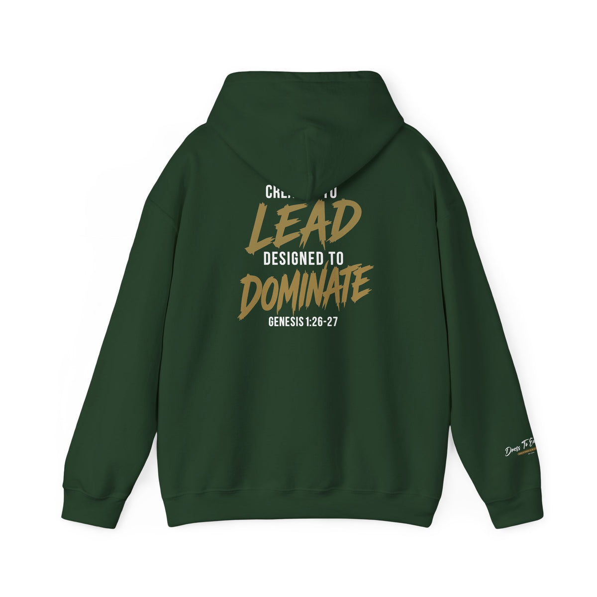 Created to Lead, Designed to Dominate Christian Hoodie | Genesis 1:26–27