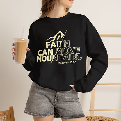 Faith Can Move Mountains Crewneck