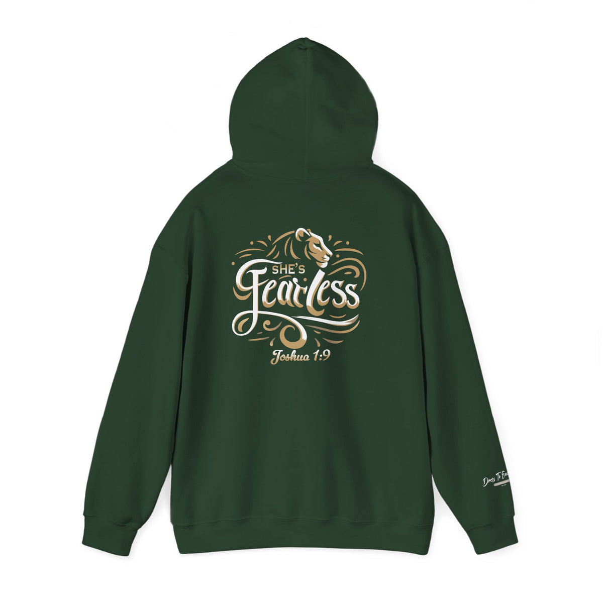 She’s Fearless Christian Hoodie | Joshua 1:9
