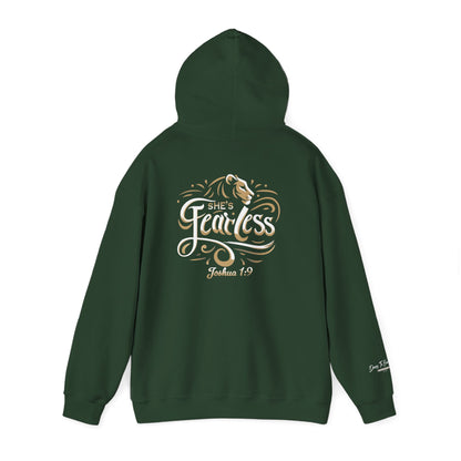 She’s Fearless Christian Hoodie | Joshua 1:9