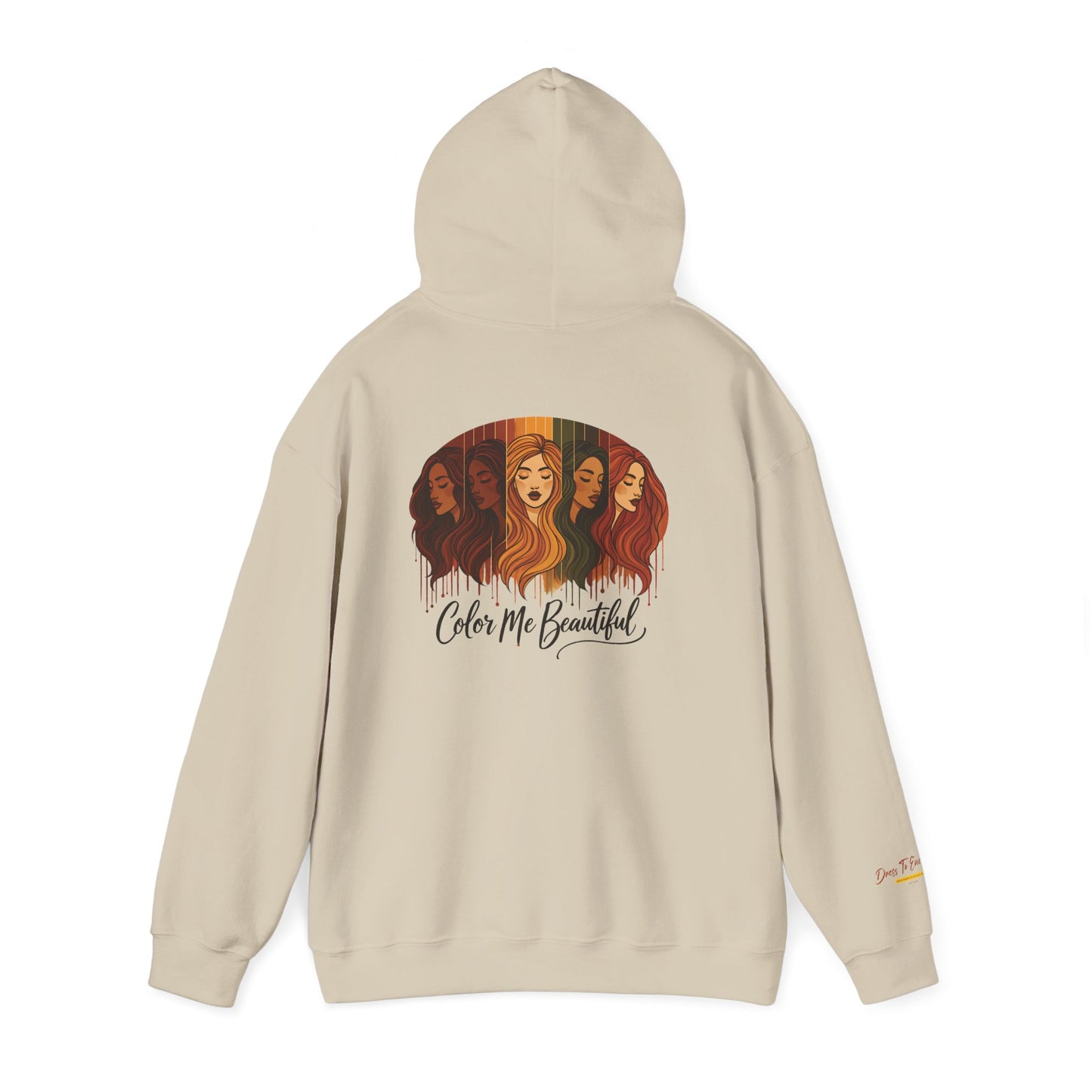 Color Me Beautiful Hoodie | Women’s Empowerment Graphic Hoodie