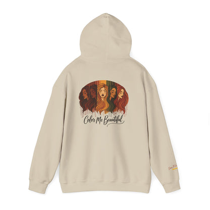Color Me Beautiful Hoodie | Women’s Empowerment Graphic Hoodie