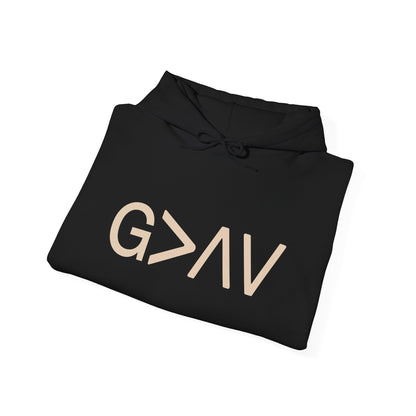 God Is Greater Hoodie | Christian Faith Hoodie