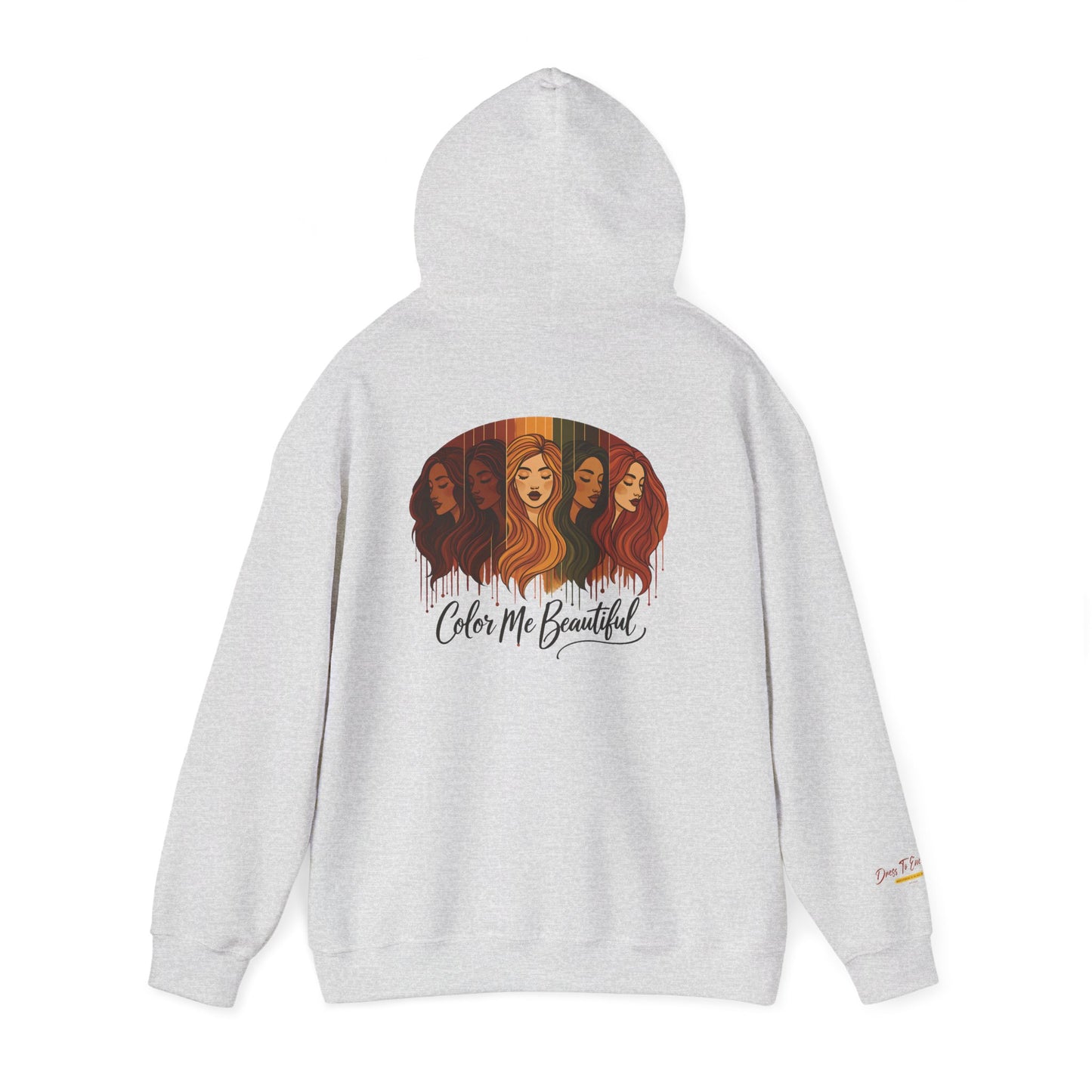 Color Me Beautiful Hoodie | Women’s Empowerment Graphic Hoodie