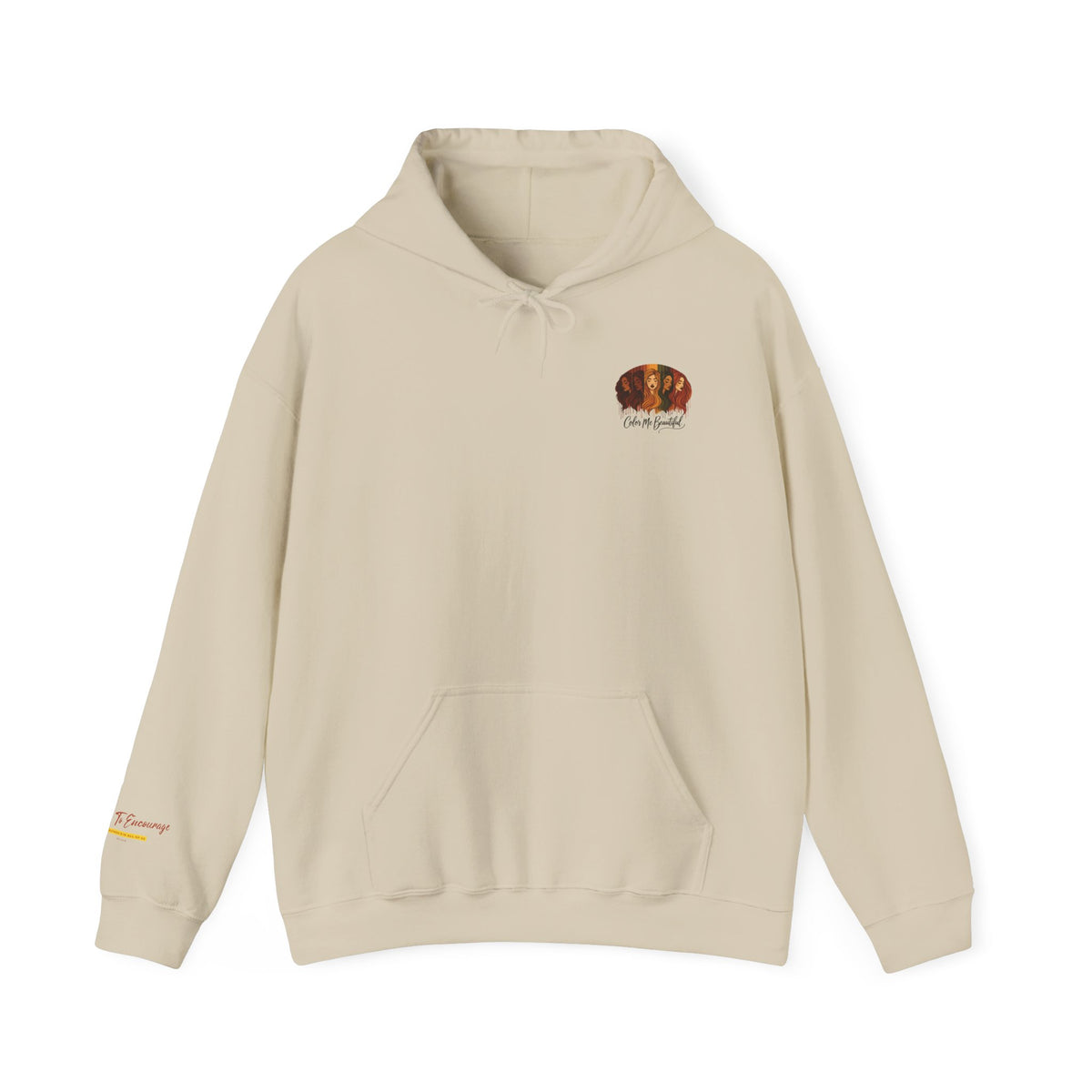 Color Me Beautiful Hoodie | Women’s Empowerment Graphic Hoodie