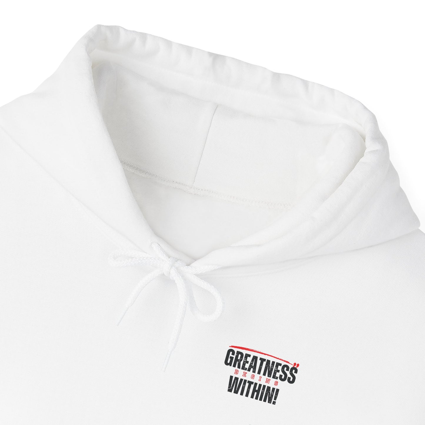 Greatness Begins Within Motivational Hoodie | Inspirational Unisex Pullover
