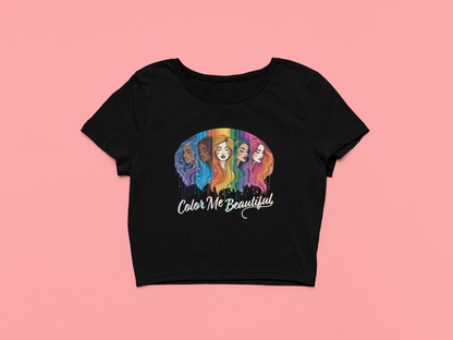 Color Me Beautiful Cropped Tee