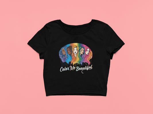 Color Me Beautiful Cropped Tee