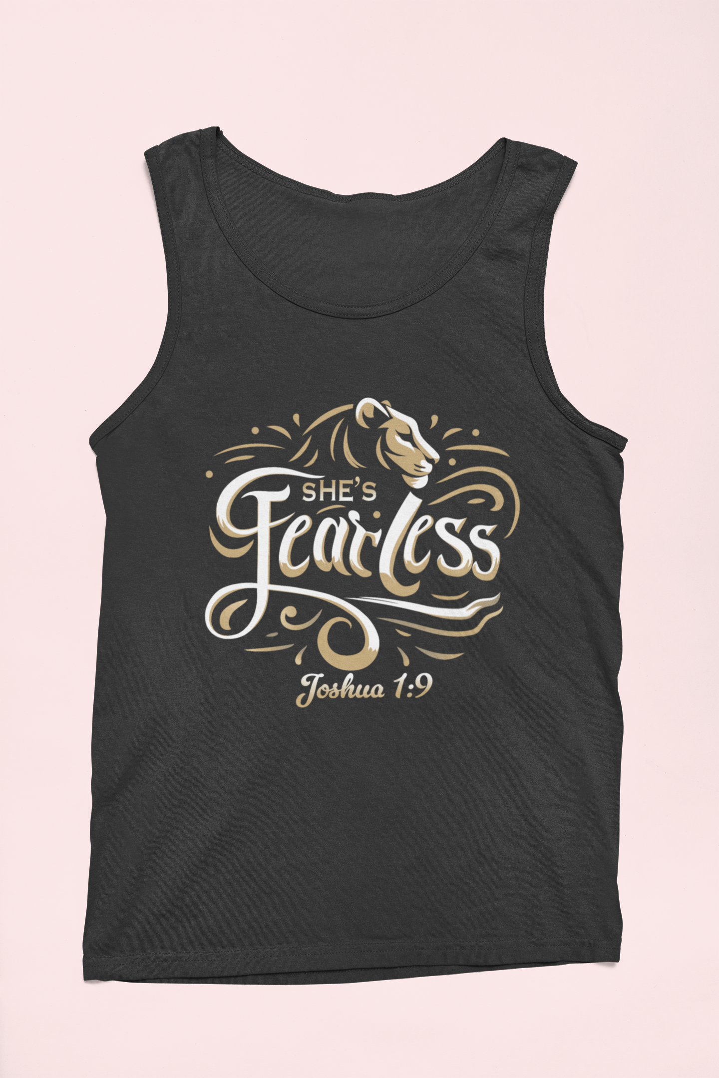 She’s Fearless Women’s Tank Top – Joshua 1:9