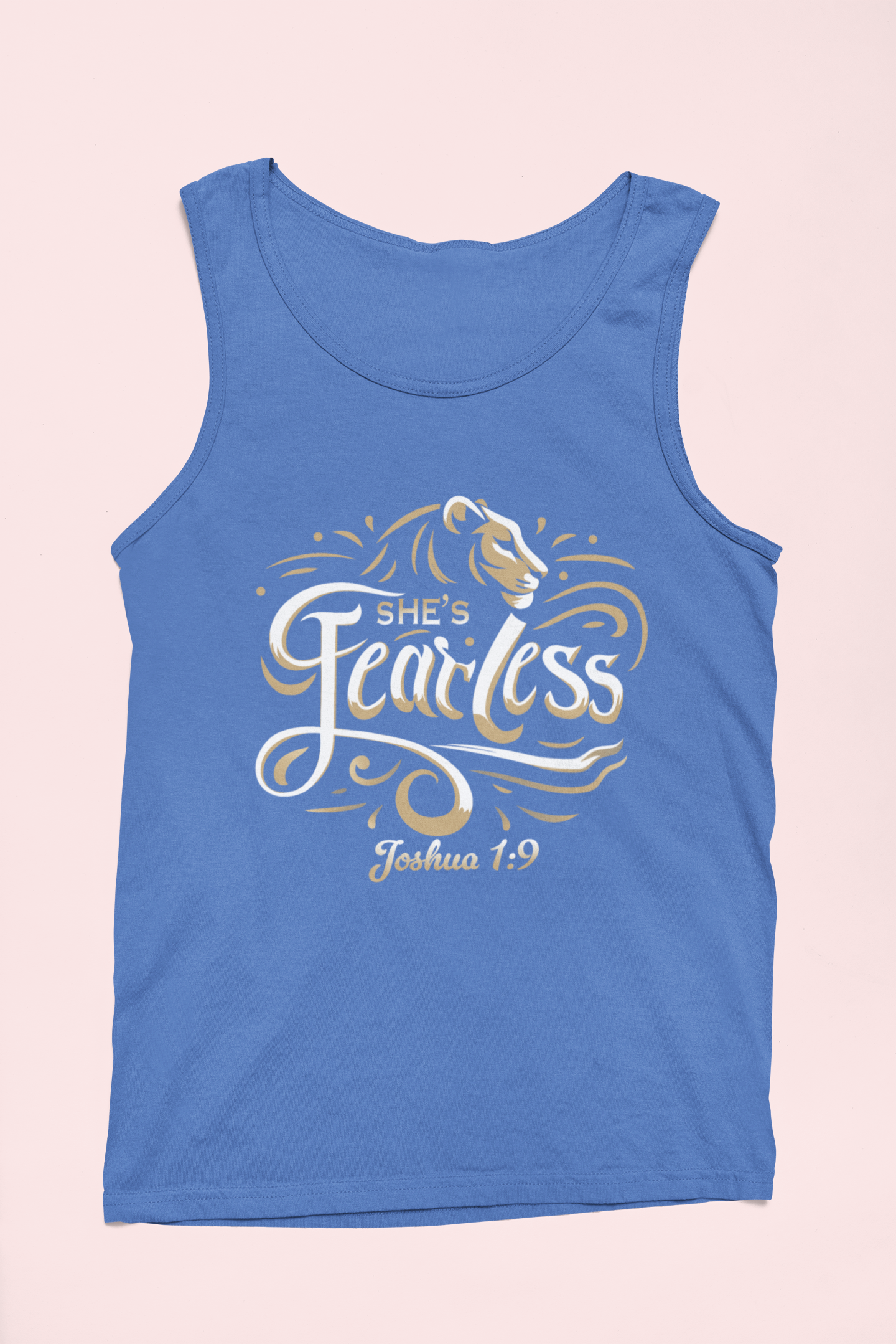 She’s Fearless Women’s Tank Top – Joshua 1:9