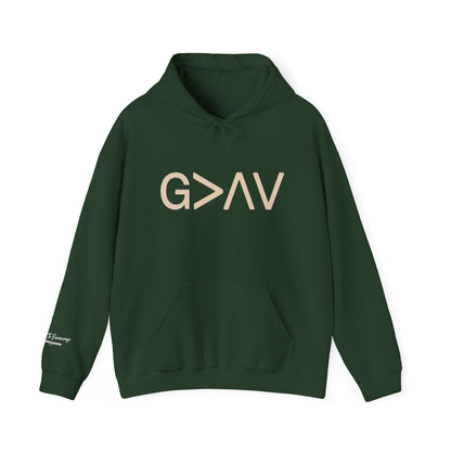 God Is Greater Hoodie | Christian Faith Hoodie