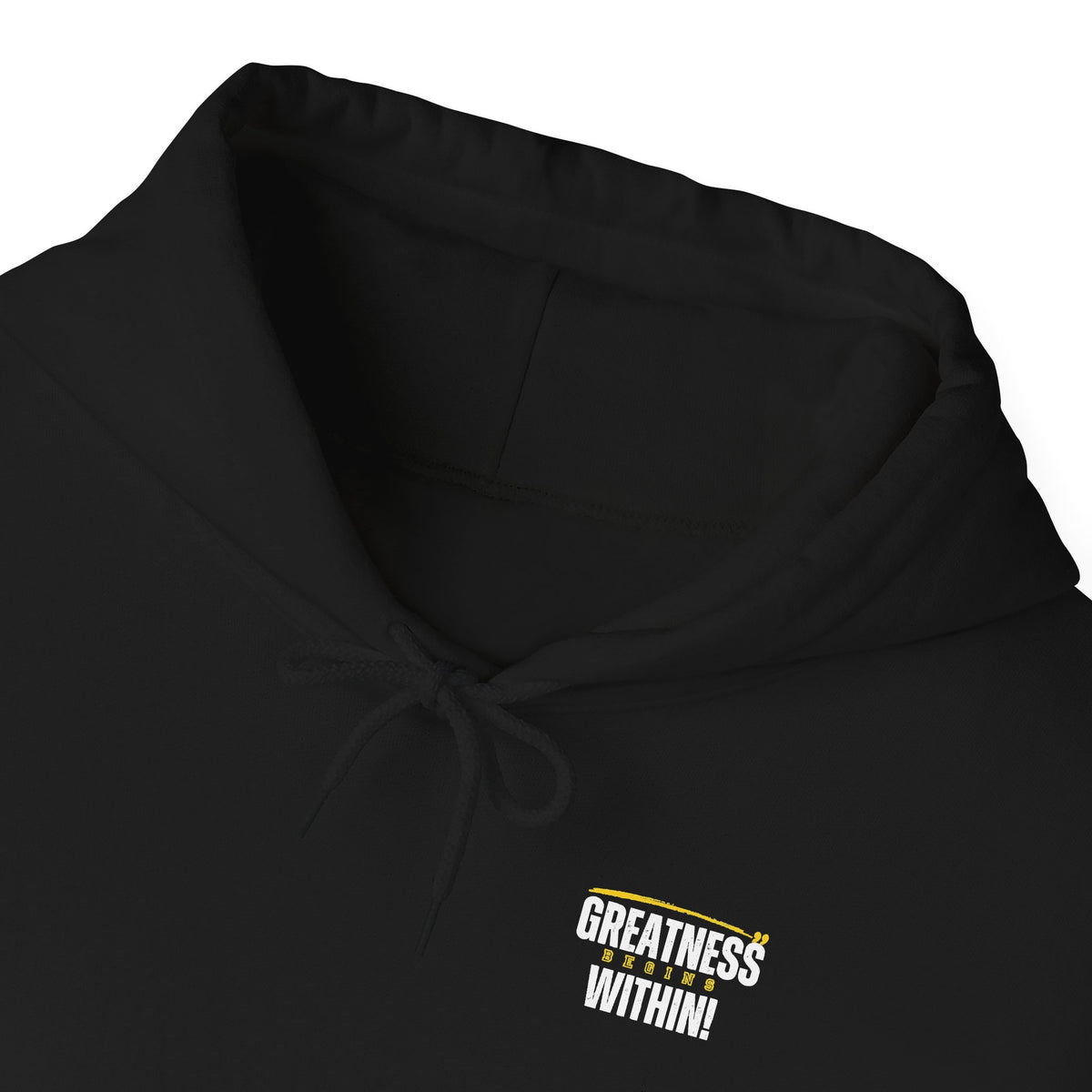 Greatness Begins Within Motivational Hoodie | Inspirational Unisex Pullover