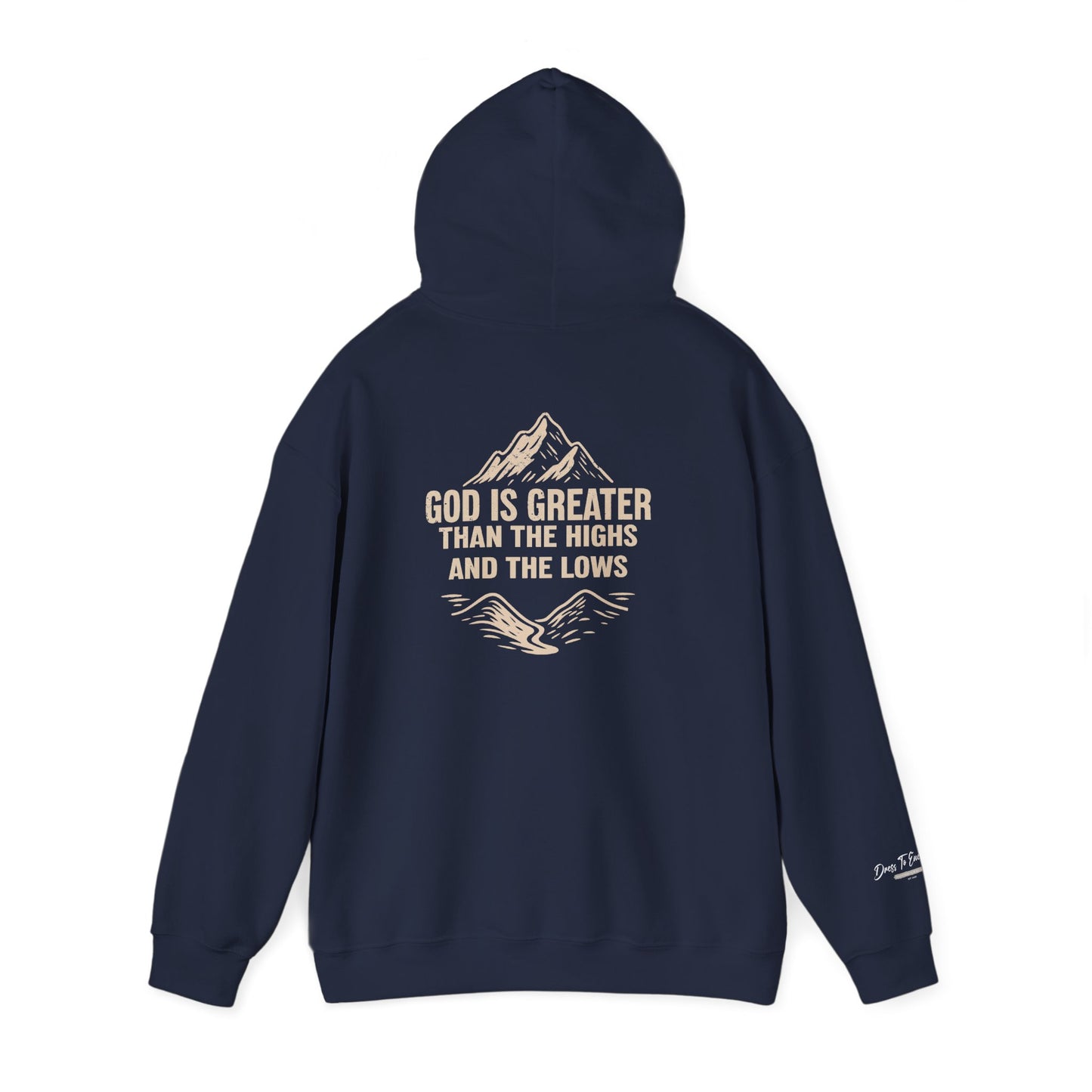 God Is Greater Hoodie | Christian Faith Hoodie