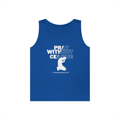 Pray Without Ceasing Men’s Tank Top – 1 Thessalonians 5:17