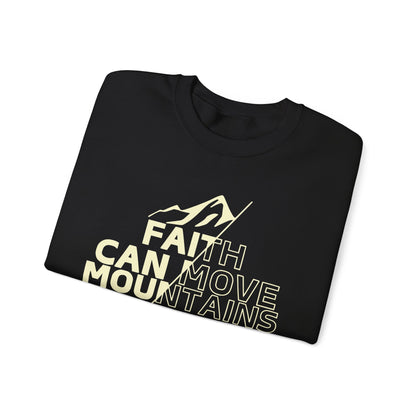 Faith Can Move Mountains Crewneck