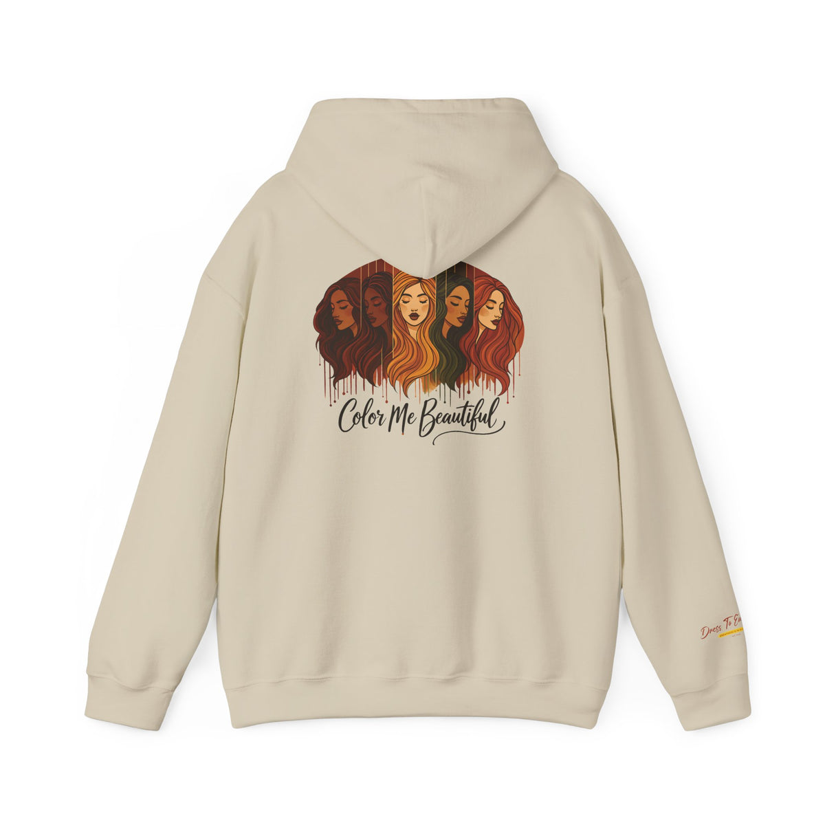 Color Me Beautiful Hoodie | Women’s Empowerment Graphic Hoodie