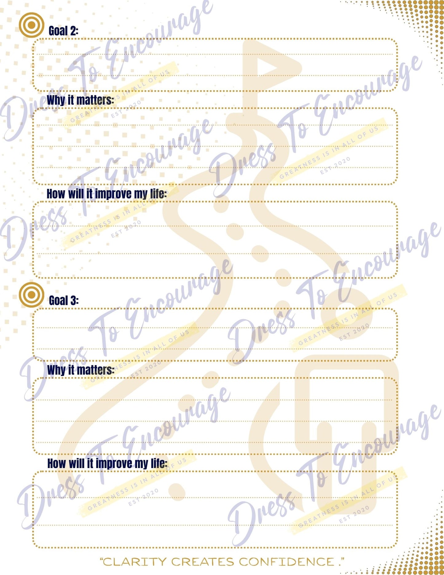 2026 Goal-Setting Program (Full Worksheet)