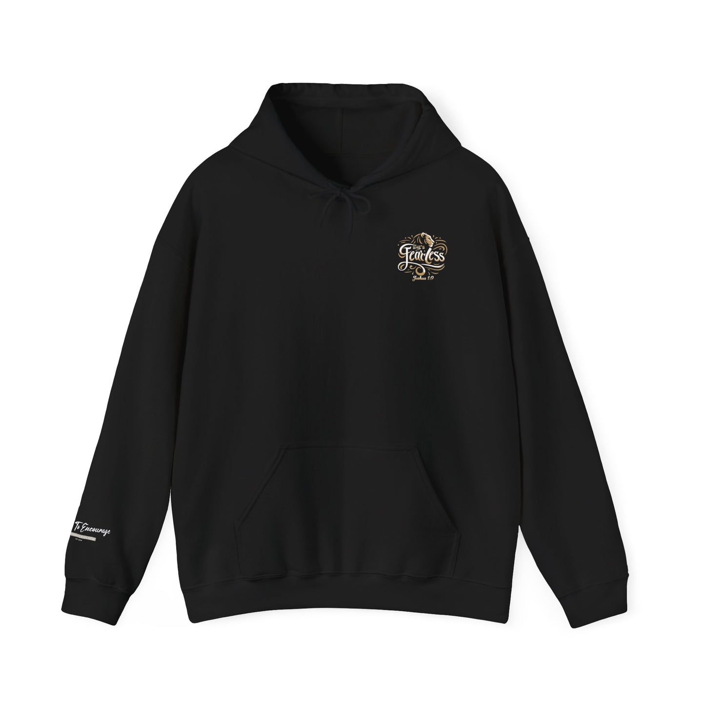 She’s Fearless Christian Hoodie | Joshua 1:9