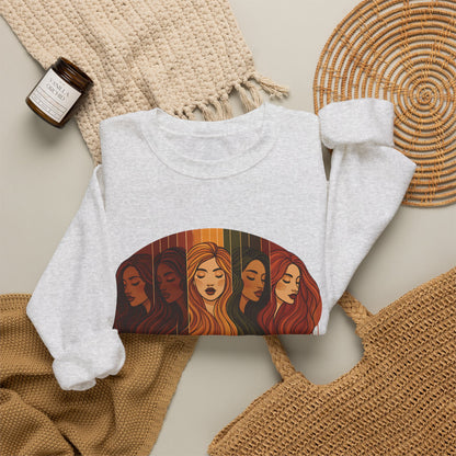 Color Me Beautiful Women's Crewneck Sweatshirt | Inspirational Graphic Sweathshirt