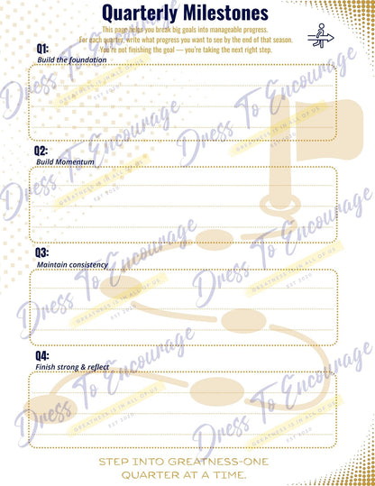 2026 Goal-Setting Program (Full Worksheet)