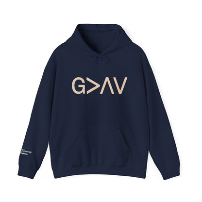 God Is Greater Hoodie | Christian Faith Hoodie