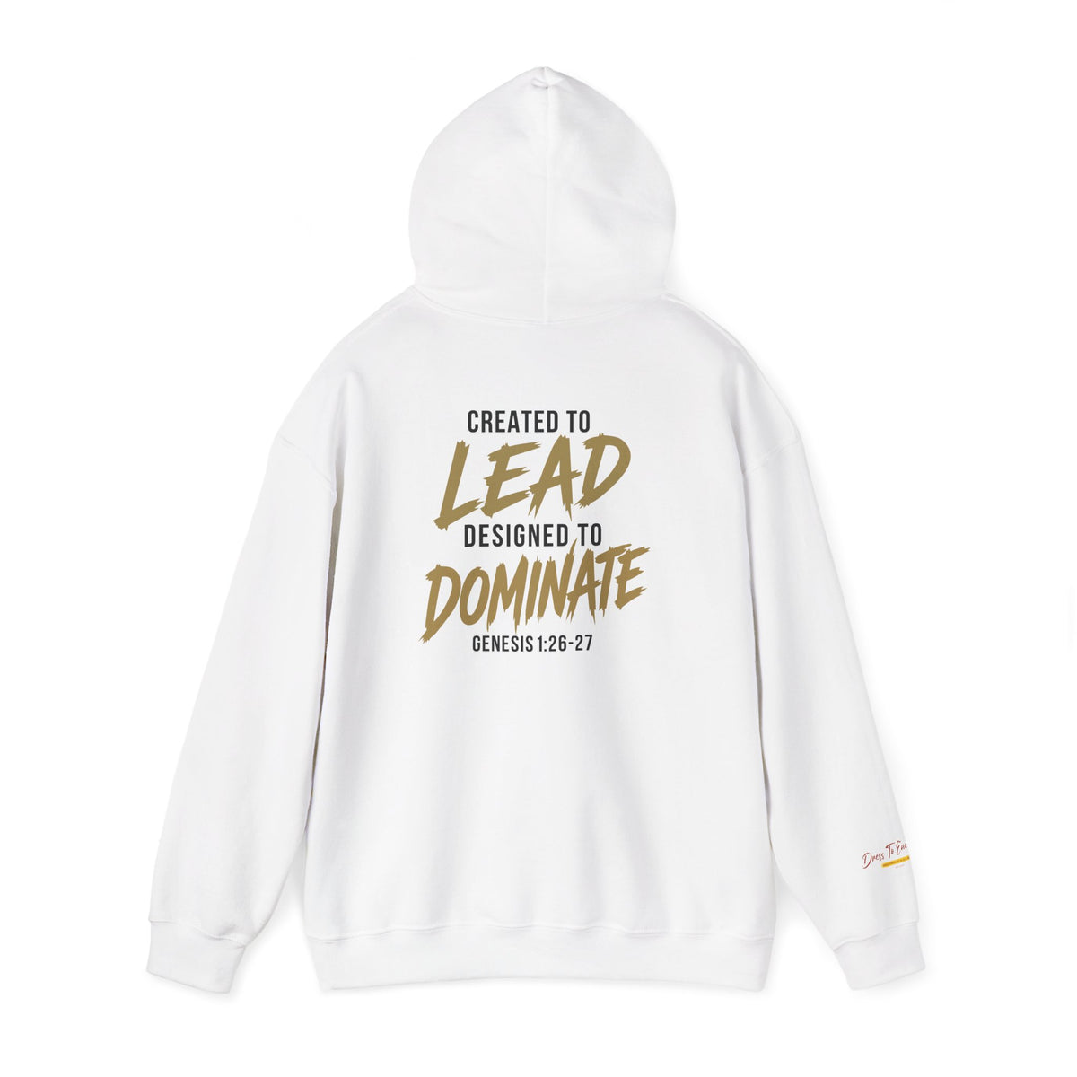 Created to Lead, Designed to Dominate Christian Hoodie | Genesis 1:26–27