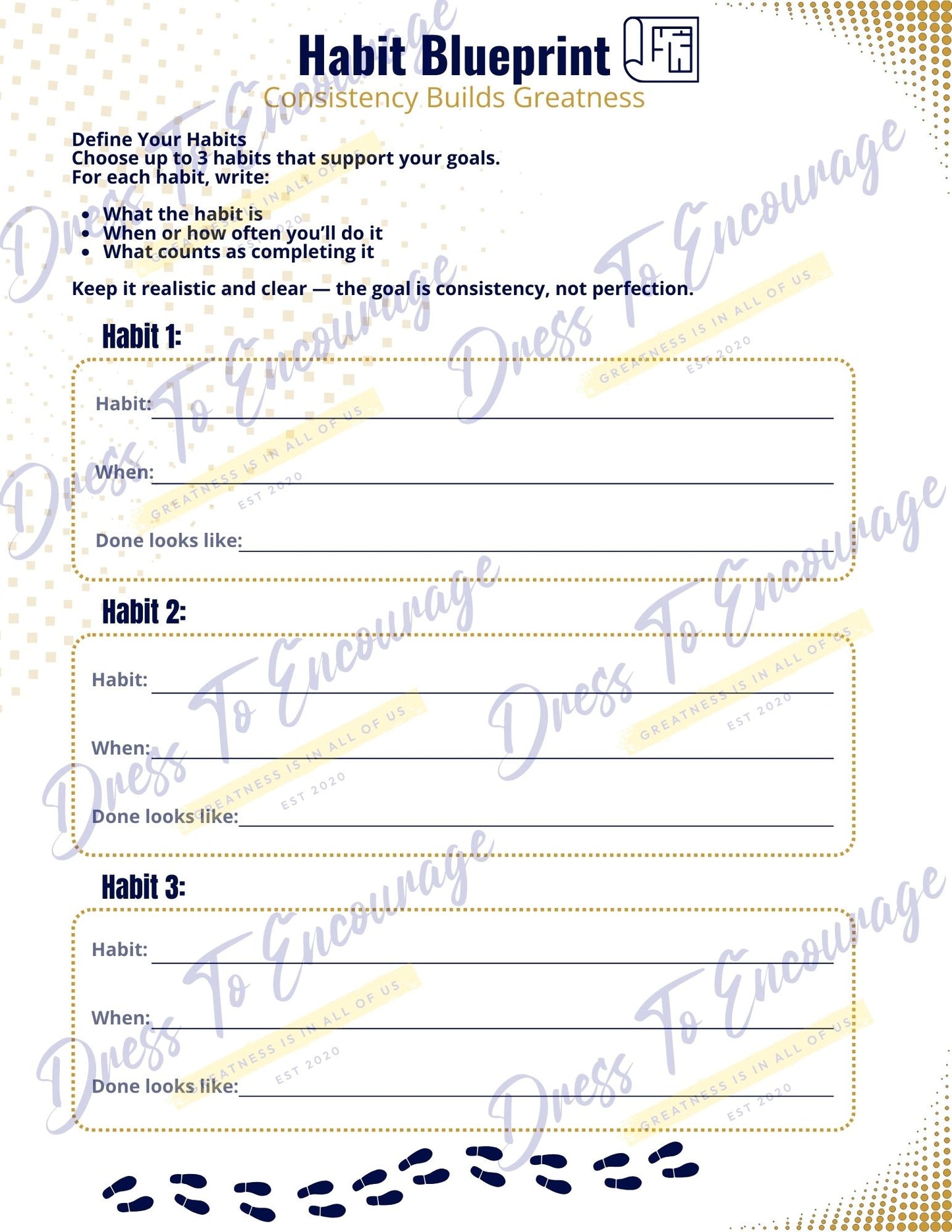 2026 Goal-Setting Program (Full Worksheet)