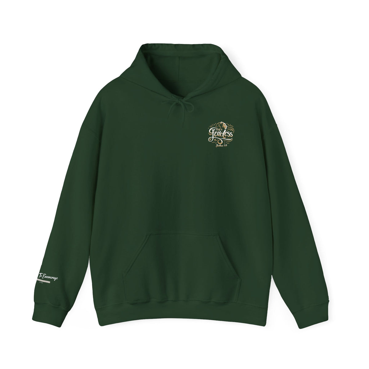 She’s Fearless Christian Hoodie | Joshua 1:9
