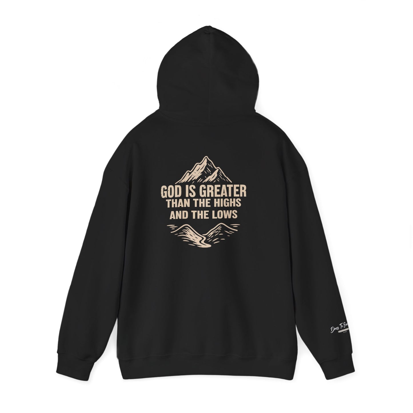 God Is Greater Hoodie | Christian Faith Hoodie