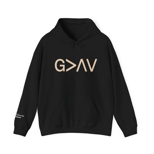 God Is Greater Hoodie | Christian Faith Hoodie